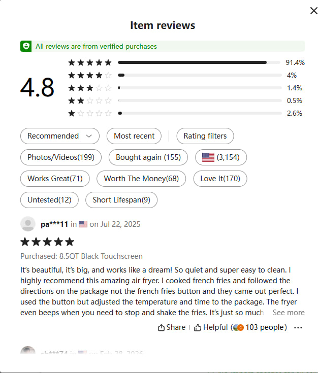 User Review 1